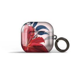 Obal pro Apple AirPods 4 - Red Lily