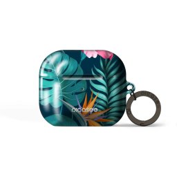Obal pro Apple AirPods 3 - Pink Monstera