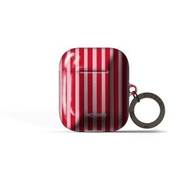 Obal pro Apple AirPods 1 - Lines red