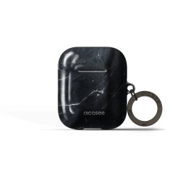 Obal pro Apple AirPods 1 - Black marble