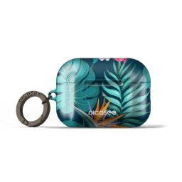 Obal pro Apple AirPods Pro 1 - Pink Monstera