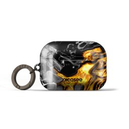 Obal pro Apple AirPods Pro 1 - Black Gold 2