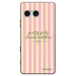 Fekete szilikon tok az alábbi mobiltelefonokra Sony Xperia 10 VII - Pretty matcha