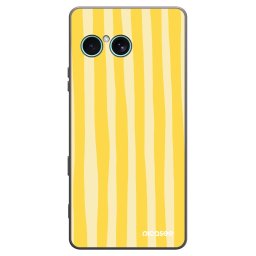 Fekete szilikon tok az alábbi mobiltelefonokra Sony Xperia 10 VII - Lines lemon
