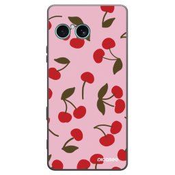 Fekete szilikon tok az alábbi mobiltelefonokra Sony Xperia 10 VII - Cherry