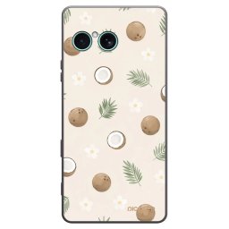 Fekete szilikon tok az alábbi mobiltelefonokra Sony Xperia 10 VII - Coconut Breeze