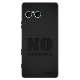 Fekete szilikon tok az alábbi mobiltelefonokra Sony Xperia 10 VII - No Excuses