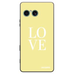 Fekete szilikon tok az alábbi mobiltelefonokra Sony Xperia 10 VII - Love