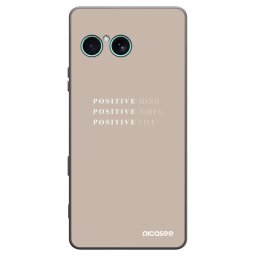 Fekete szilikon tok az alábbi mobiltelefonokra Sony Xperia 10 VII - Positive Vibes