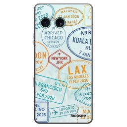 Fekete szilikon tok az alábbi mobiltelefonokra Sony Xperia 10 VII - PASSPORT EDITION