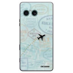 Fekete szilikon tok az alábbi mobiltelefonokra Sony Xperia 10 VII - FLIGHT PATH