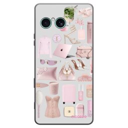 Fekete szilikon tok az alábbi mobiltelefonokra Sony Xperia 10 VII - Glam Babe