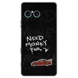 Fekete szilikon tok az alábbi mobiltelefonokra Sony Xperia 10 VII - Track Mode