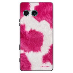 Fekete szilikon tok az alábbi mobiltelefonokra Sony Xperia 10 VII - Pink Moo