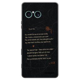 Fekete szilikon tok az alábbi mobiltelefonokra Sony Xperia 10 VII - POET