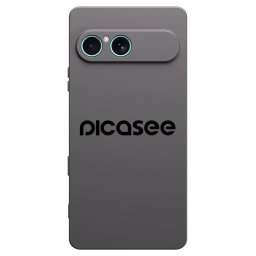 Fekete szilikon tok az alábbi mobiltelefonokra Sony Xperia 10 VII - Picasee - new logo - black