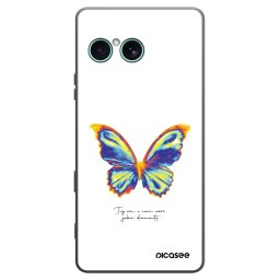 Fekete szilikon tok az alábbi mobiltelefonokra Sony Xperia 10 VII - Diamanty White