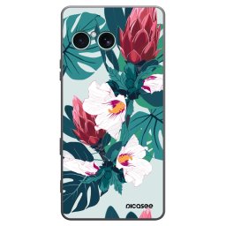Fekete szilikon tok az alábbi mobiltelefonokra Sony Xperia 10 VII - Rhododendron