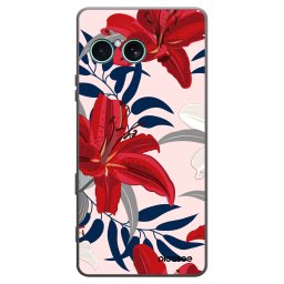 Fekete szilikon tok az alábbi mobiltelefonokra Sony Xperia 10 VII - Red Lily