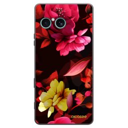 Fekete szilikon tok az alábbi mobiltelefonokra Sony Xperia 10 VII - Dark Peonny