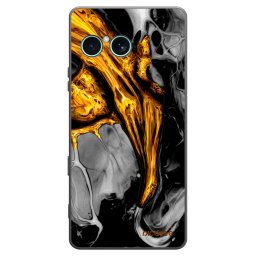 Fekete szilikon tok az alábbi mobiltelefonokra Sony Xperia 10 VII - Black Gold