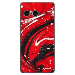 Fekete szilikon tok az alábbi mobiltelefonokra Sony Xperia 10 VII - Red black