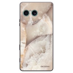 Fekete szilikon tok az alábbi mobiltelefonokra Sony Xperia 10 VII - Cream marble