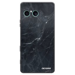 Fekete szilikon tok az alábbi mobiltelefonokra Sony Xperia 10 VII - Black marble