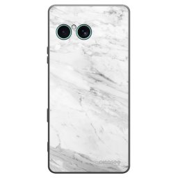 Fekete szilikon tok az alábbi mobiltelefonokra Sony Xperia 10 VII - White marble