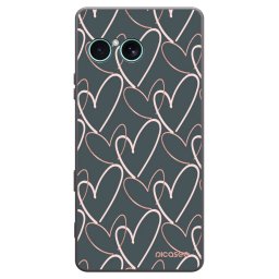Fekete szilikon tok az alábbi mobiltelefonokra Sony Xperia 10 VII - Lots of love