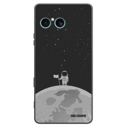 Fekete szilikon tok az alábbi mobiltelefonokra Sony Xperia 10 VII - Astronaut