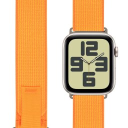 OBAL:ME Apple Watch 42/44/45/49mm szilikon szíj, M-L, narancs