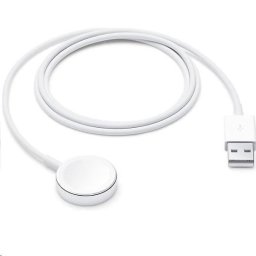 Apple Watch USB / MagSafe töltő kábel, mágneses, 5W, 1m, fehér (MW6A3ZE/A) Retail dobozos