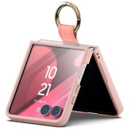 Samsung Galaxy Z Flip 8 tok gyűrűs tartóval, rózsaszín