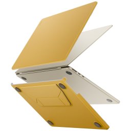 UNIQ Lyden Versa Apple Macbook Air 13 M2-M5 2023-2026 tok kitámasztóval, sárga