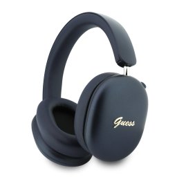 Guess Metallic Finish Gold Script Logo ENC vezeték nélküli fejhallgató, bluetooth, kék