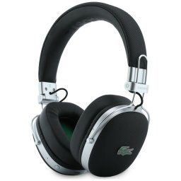 Lacoste Petit Pique LH03 vezeték nélküli fejhallgató, BT5.4, ANC, fekete