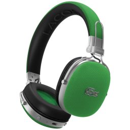 Lacoste Petit Pique LH03 vezeték nélküli fejhallgató, BT5.4, ANC, zöld