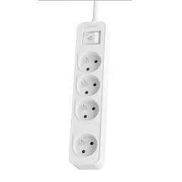Elosztó Philips hosszabbítókábel 4 aljzat 1,5 m 10A - fehér