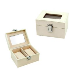 Óratartó doboz 2 karóra számára - 13x8x10 cm - beibe - szépséghibás