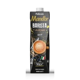MAND'OR Növényi ital, dobozos, 1 l, MAND'OR "Prémium Barista", zab