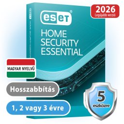 ESET Home Security Essential (Internet Security) 5 eszközre, 3 évre, hosszabbítás