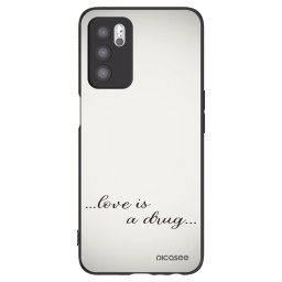 Fekete szilikon tok az alábbi mobiltelefonokra OPPO A16s - Love is a drug