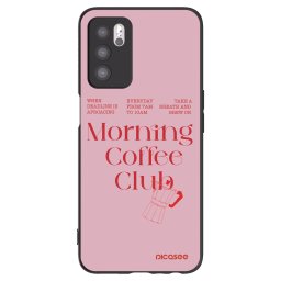 Fekete szilikon tok az alábbi mobiltelefonokra OPPO A16s - Morning