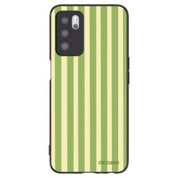 Fekete szilikon tok az alábbi mobiltelefonokra OPPO A16s - Lines Matcha