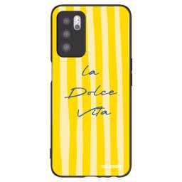 Fekete szilikon tok az alábbi mobiltelefonokra OPPO A16s - Ladolcevita