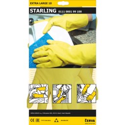 STARLING latex kesztyű - M