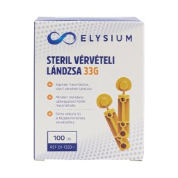 Elysium steril extra vékony vérvételi lándzsa 33G 100x