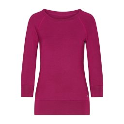 Yamadhi 3/4 ujjú jóga felső, modál – Purple Grape