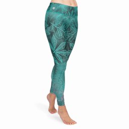 Niyama magas derekú jóga leggings – Enchanted Forest